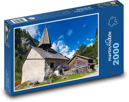 Kleine Alpenkirche - Puzzle - 2000 Teile