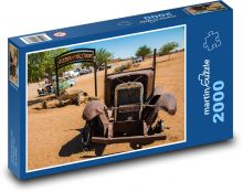 Afrika - vrak auta Puzzle 2000 dielikov - 90 x 60 cm