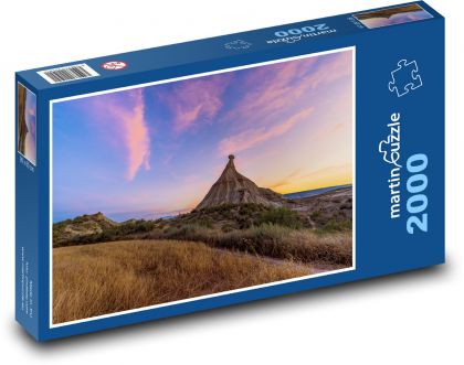 Španielsko - Castildetierra pri západe slnka - Puzzle 2000 dielikov, rozmer 90x60 cm 