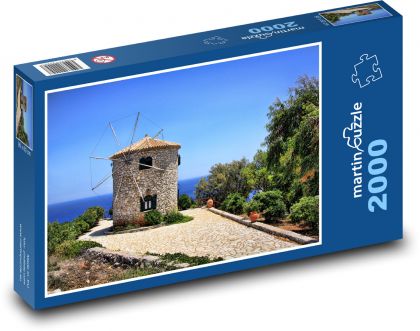 Zakynthos - mill - Puzzle 2000 pieces, size 90x60 cm 