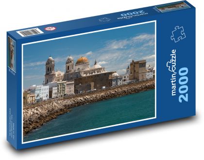 Španělsko - Cádiz - Puzzle 2000 dílků, rozměr 90x60 cm