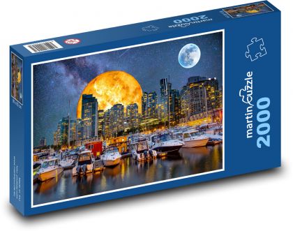 Kanada - Vancouver - Puzzle 2000 elementów, rozmiar 90x60 cm