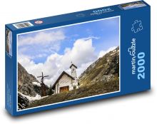Kaplnka, hory Puzzle 2000 dielikov - 90 x 60 cm