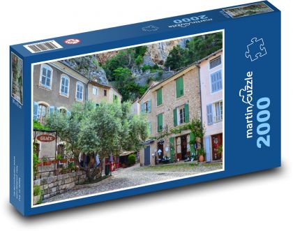 Francie - Moustiers-Sainte-Marie - Puzzle 2000 dílků, rozměr 90x60 cm