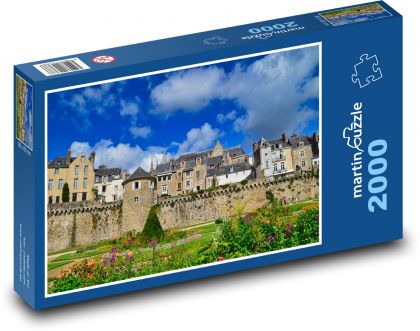 Francie - město - Puzzle 2000 dílků, rozměr 90x60 cm