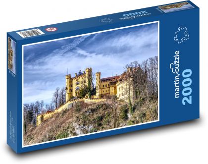 zámok Hohenschwangau - Puzzle 2000 dielikov, rozmer 90x60 cm 