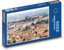 Prague skyline with Prague Castle Puzzle 2000 pieces - 90 x 60 cm