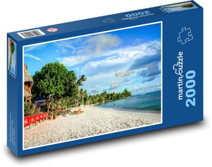 Matira beach - Puzzle 2000 dielikov, rozmer 90x60 cm 