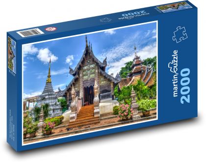 Chrám Chiang Mai - puzzle 2000 dílků