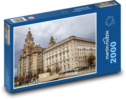 Liverpool - Architektura - Puzzle 2000 dílků, rozměr 90x60 cm