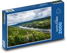 Weinberge im Moseltal, Deutschland Puzzle 2000 Teile - 90 x 60 cm