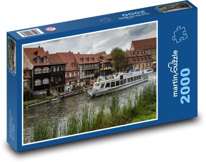 Bamberg - Malé Benátky, Německo - puzzle 2000 dílků