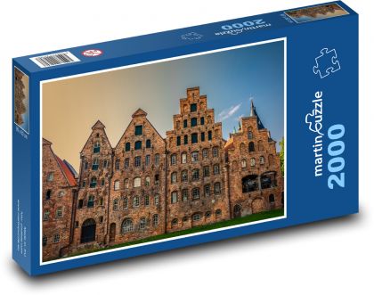 Německo - Lübeck - Puzzle 2000 dílků, rozměr 90x60 cm