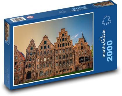 Alte Bürgerhäuser Lübeck - Puzzle - 2000 Teile