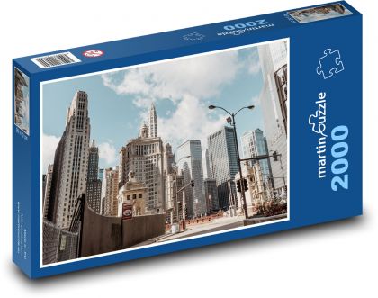 USA - Chicago - Puzzle 2000 pieces, size 90x60 cm 