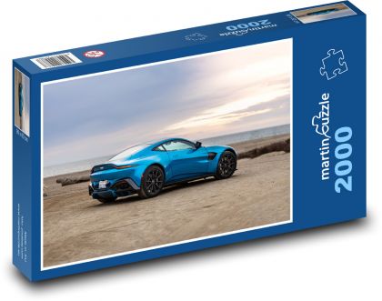 Auto - Aston Martin - Puzzle 2000 dílků, rozměr 90x60 cm