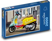 Skútr - Vespa Puzzle 2000 dílků - 90 x 60 cm