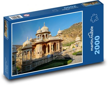 Indie - Jaipur - Puzzle 2000 dílků, rozměr 90x60 cm
