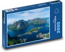 Norwegia - Fiordy Puzzle 2000 elementów - 90x60 cm