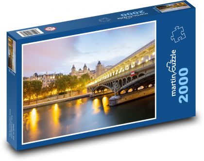 Paris, bridge over the Seine - Puzzle 2000 pieces, size 90x60 cm 