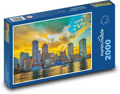 USA - Boston - Puzzle 2000 pieces, size 90x60 cm 