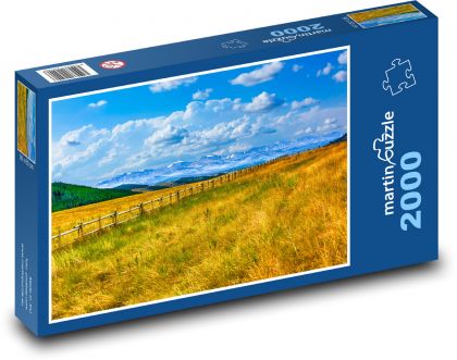 Łąka górska - Puzzle 2000 elementów, rozmiar 90x60 cm
