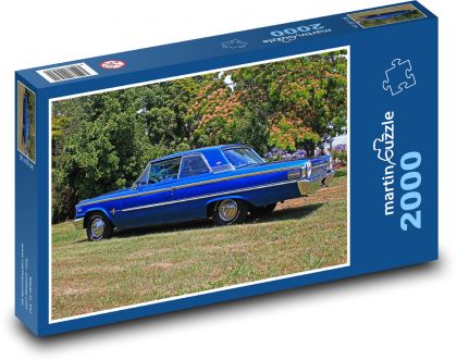 Ford Galaxie - Puzzle 2000 dílků, rozměr 90x60 cm