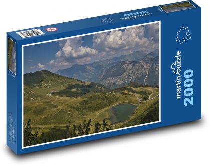 Alpy, przyroda - Puzzle 2000 elementów, rozmiar 90x60 cm