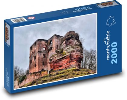 Středověký hrad, Německo - puzzle 2000 dílků