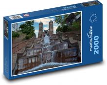Stadtbrunnen Puzzle 2000 Teile - 90 x 60 cm