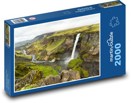 Kaňon, rieka, rokliny - Puzzle 2000 dielikov, rozmer 90x60 cm 