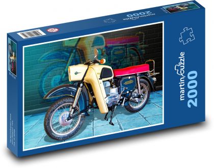 Motocykl - MZ - Puzzle 2000 elementów, rozmiar 90x60 cm