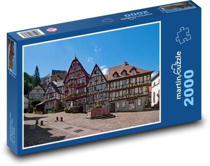 Německo - Gelnhausen - Puzzle 2000 dílků, rozměr 90x60 cm