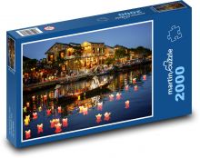 Vietnam - Hoi An Puzzle 2000 dílků - 90 x 60 cm