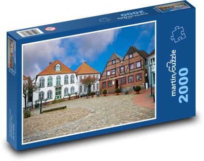 Německo - Meldorf  - Puzzle 2000 dílků, rozměr 90x60 cm