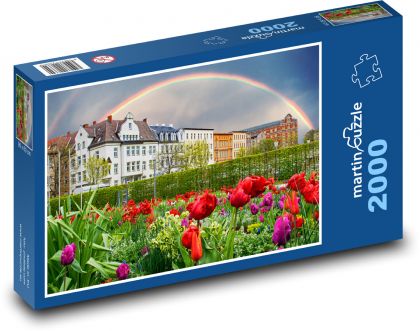 Sasko-Anhaltsko - Puzzle 2000 elementów, rozmiar 90x60 cm