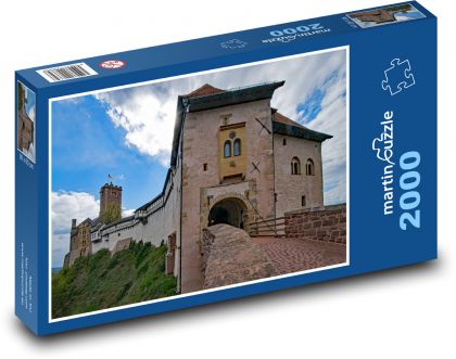 Hrad Wartburg - Puzzle 2000 dílků, rozměr 90x60 cm