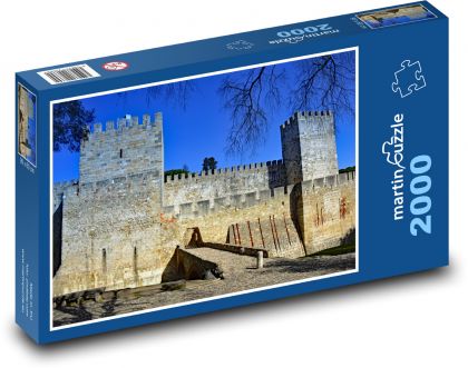 Lisabon, pevnost - Puzzle 2000 dílků, rozměr 90x60 cm