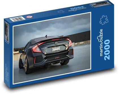 Auto - Honda Civic - Puzzle 2000 dílků, rozměr 90x60 cm