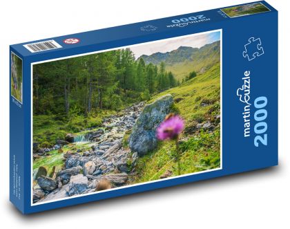 Hintertux - Zillertal - Alpy - Puzzle 2000 dílků, rozměr 90x60 cm