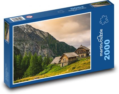 Rakousko - Korutany - Puzzle 2000 dílků, rozměr 90x60 cm