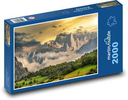 Above the clouds - Puzzle 2000 pieces, size 90x60 cm 