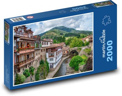 Španělsko - Asturie  - Puzzle 2000 dílků, rozměr 90x60 cm