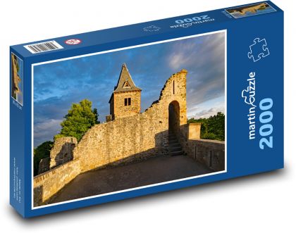 hrad Frankenstein - Puzzle 2000 dielikov, rozmer 90x60 cm 