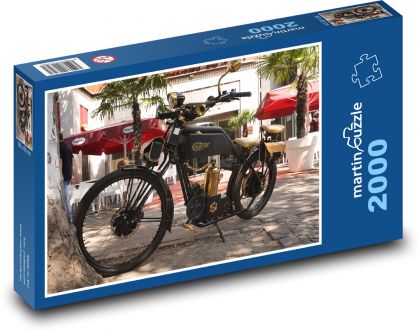 Rower retro - Puzzle 2000 elementów, rozmiar 90x60 cm