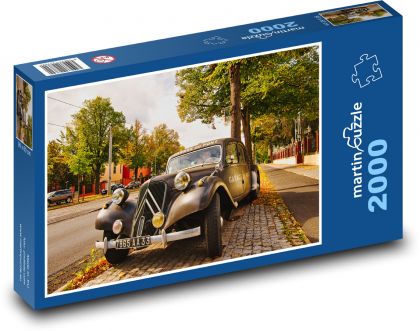 Retro auto - Puzzle 2000 dielikov, rozmer 90x60 cm 