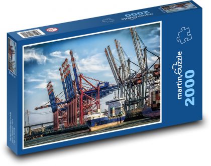 Hamburg (port) - Puzzle 2000 pieces, size 90x60 cm 