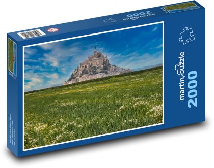 Mont Saint Michel - Puzzle 2000 dílků, rozměr 90x60 cm