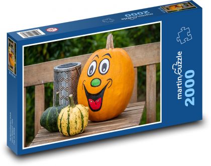 Pumpkins, vegetables - Puzzle 2000 pieces, size 90x60 cm 