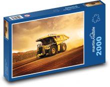 Górnicza ciężarówka Puzzle 2000 elementów - 90x60 cm